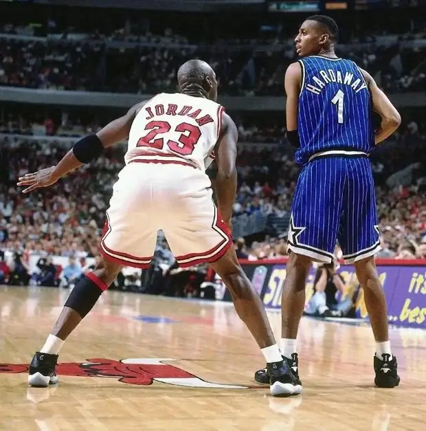 1995年NBAプレーオフでエアジョーダン11 “スペースジャム”を着用したマイケル・ジョーダン